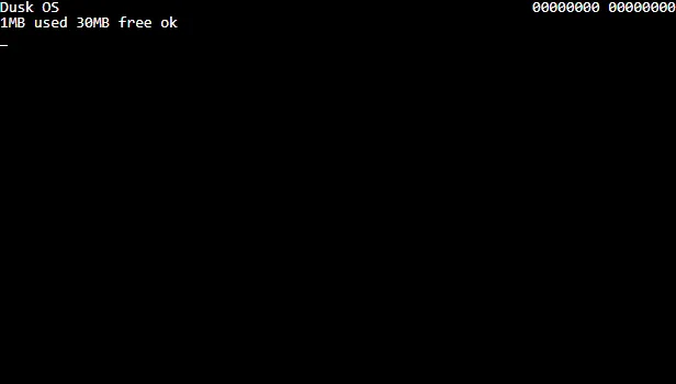 Dusk OS screenshot