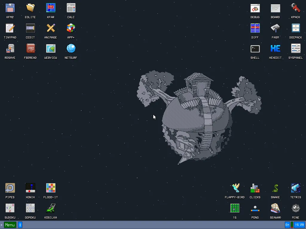 KolibriOS screenshot