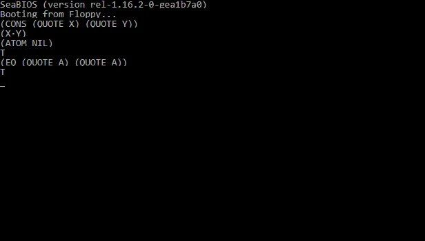 SectorLISP screenshot