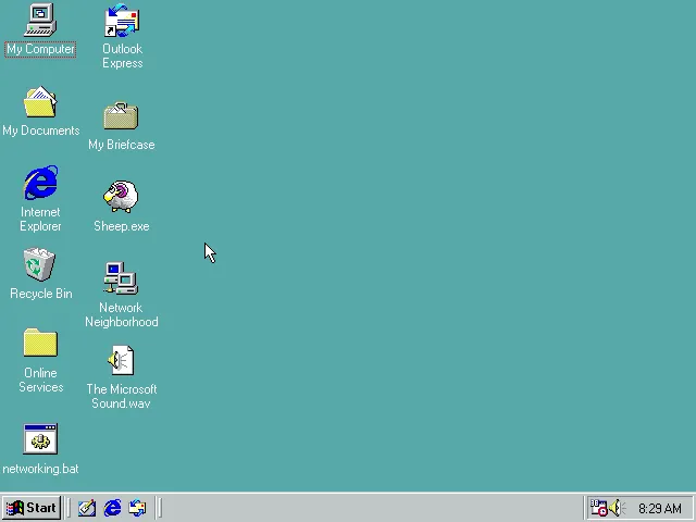 Windows 98 screenshot